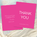 Search for hot pink thank you cards Simple