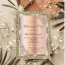 Search for rose gold retirement invitations Women
