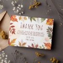 Search for autumn thank you postcards Cute