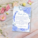 Search for blue hydrangea thank you cards Elegant