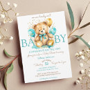 Search for brown bear baby shower invitations Cute