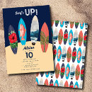 Search for retro surfboard invitations Surfboards
