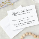 Search for baby shower rsvp cards Simple