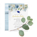 Search for blue glitter graduation invitations Luxury