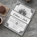 Search for dramatic wedding invitations Dramatic ornate luxury