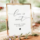 Search for favor wedding posters Love is sweet