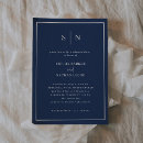 Search for navy blue rehearsal dinner invitations Elegant