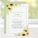 Search for sunflower engagement party invitations Fall autumn
