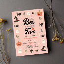 Search for our little boo is turning two birthday invitations Cute