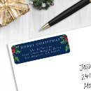 Search for nostalgia return address labels Merry christmas