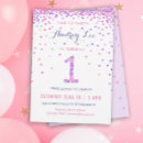 Search for confetti 1st birthday invitations Girls first birthday