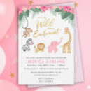 Search for cute animals baby shower invitations Elephant