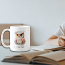 Search for floral owl mugs Watercolor