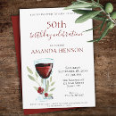 Search for wine 50th birthday invitations Fifty