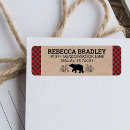 Search for flannel return address labels Kraft