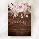 Search for rustic rose wedding invitations Blush