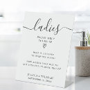 Search for restroom wedding signs Ladies