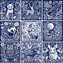 Search for animal tiles woodland animals