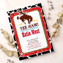 Search for old west invitations Rodeo