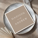 Search for taupe napkins Engagement party