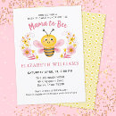 Search for bee baby girl shower invitations Mummy to bee