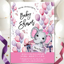Search for sweet baby girl shower invitations Elephant