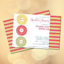 Search for donut bridal shower invitations Pink
