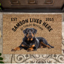 Search for rottweiler doormats Dog lover