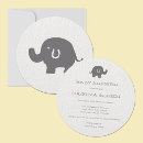 Search for cute elephant baby shower invitations Animals