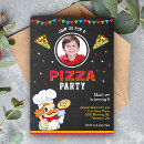 Search for pizza chef birthday invitations Pizzeria