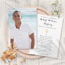 Search for christian funeral cards Gold cross