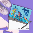 Search for blue run postcards Triathlon