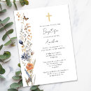 Search for butterfly christening invitations Wildflowers