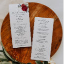 Search for navy wedding programs Botanical