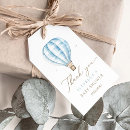 Search for baby shower gift tags Hot air balloon