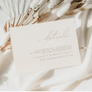 Search for minimalist wedding enclosure cards Elegant