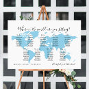 Search for blue world map posters Travel