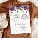 Search for purple pumpkin invitations Botanical
