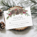 Search for christmas wedding rsvp cards Pine cone