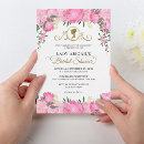 Search for bridal silhouette invitations Elegant flourish script calligraphy