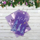 Search for snowflake gift tags Purple
