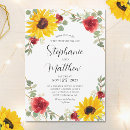 Search for yellow sunflower invitations Eucalyptus greenery