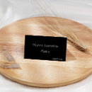 Search for meal choice wedding place cards Black and white