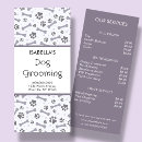 Search for spa menu rack cards Dog groomer