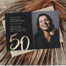 Search for photo 50th birthday invitations Milestone