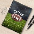 Search for football player notebooks Number