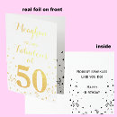 Search for 50th for women birthday cards Fiftieth