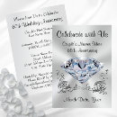 Search for diamond anniversary invitations 60th