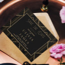 Search for great gatsby save the dates Black and gold