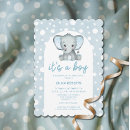 Search for cute elephant baby shower invitations Zoo